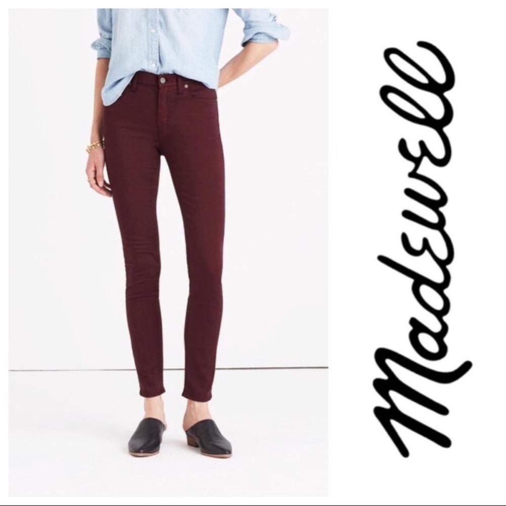 Madewell skinny skinny sateen jeans